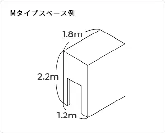 Mタイプスペース例
