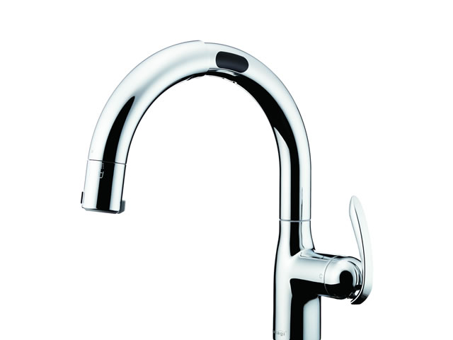 浄水器一体型タッチレスハンドシャワー水栓