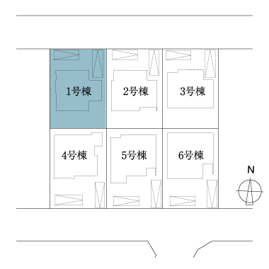 配置図 1号棟