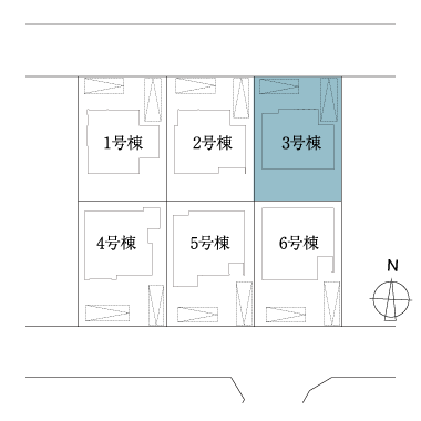 配置図 3号棟
