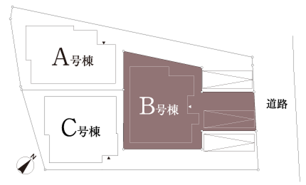 配置図 B号棟